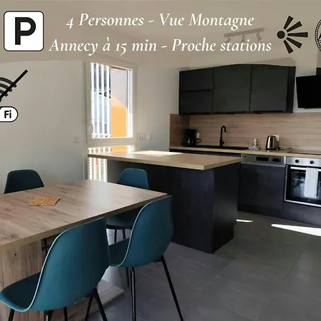 Et Monts-vue Montagne-lac Apartment Charvonnex